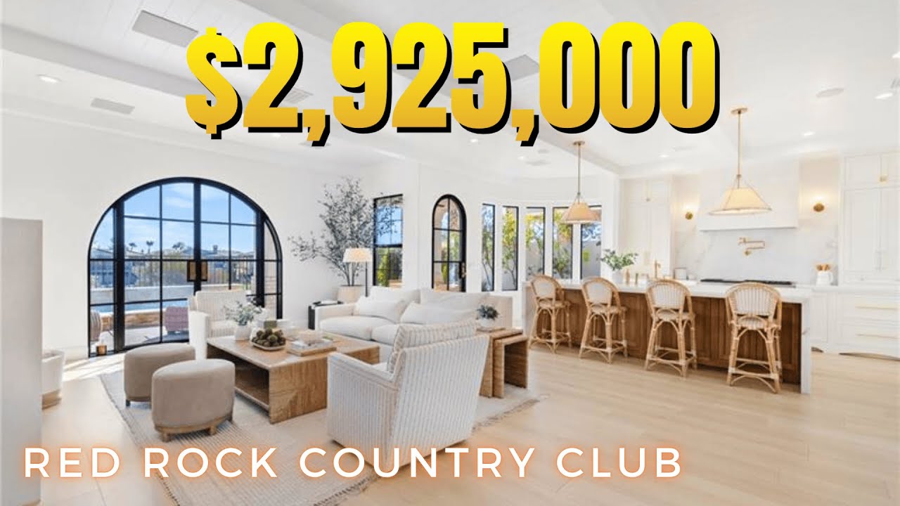 Gorgeous Fully Remodeled Home for Sale in Red Rock Country Club | Luxury Home Tour