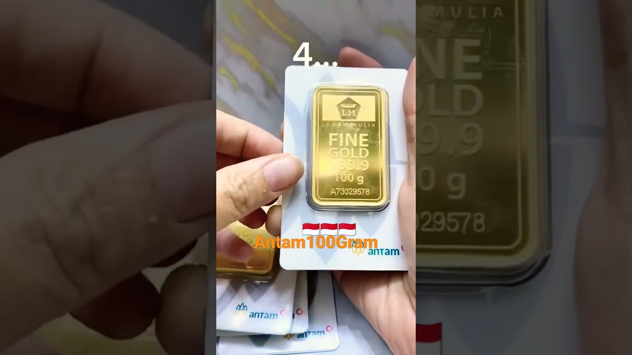 LOGAM MULIA ANTAM 100 GRAM / GOLD 999.9