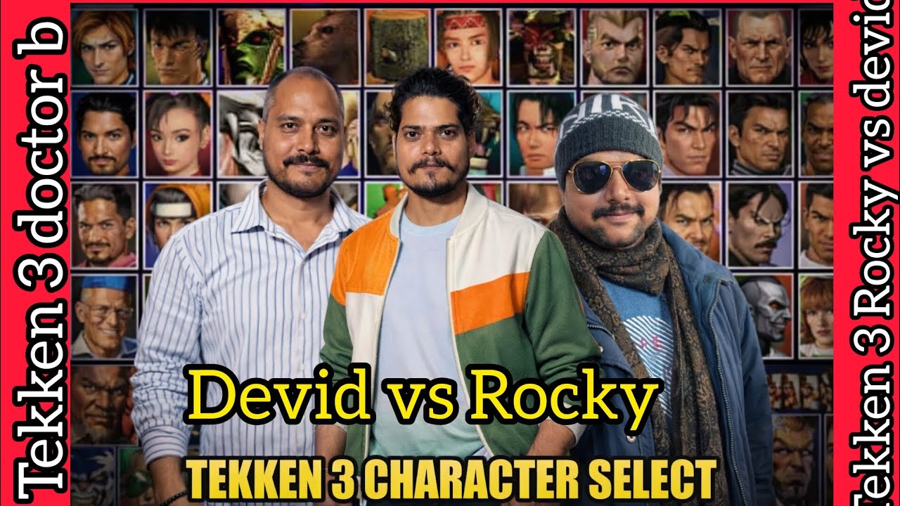 Tekken 3 devid vs Rocky 🔥🕹️🔥🕹️🔥 game play doctor B expendable gaming #gams #video #tekken3 