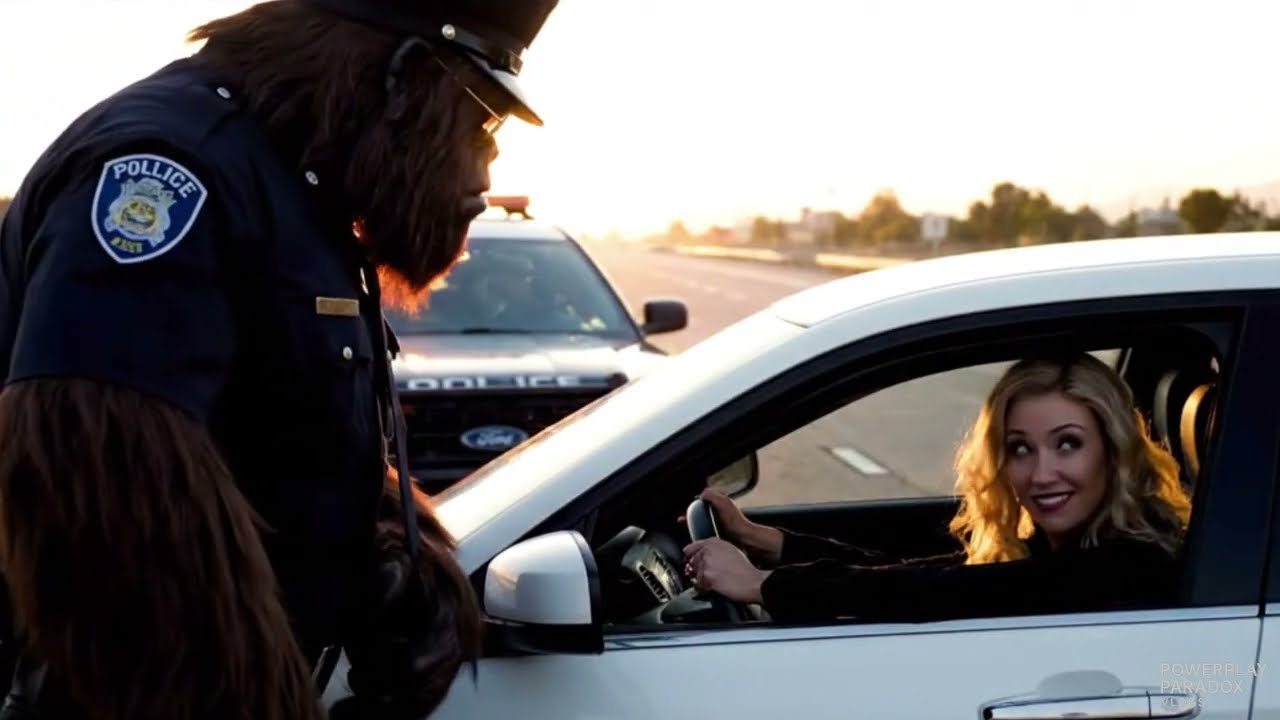 Cops vs Arrogant Driver 🚔💀  &ldquo;I Pull People🚓👮 #viral #funny #comedy #bigfoot #comedyshorts
