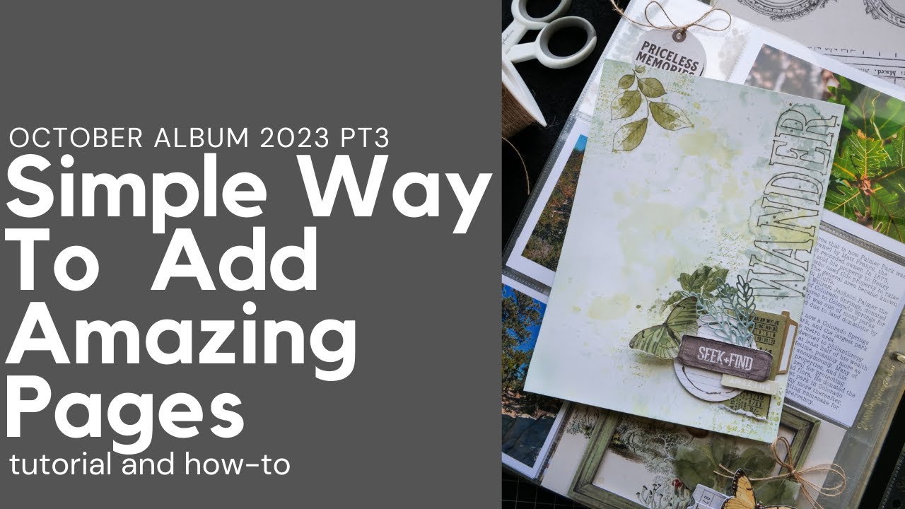 A Simple Way To Add Amazing Pages (to your album)