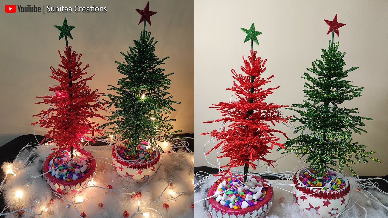 How to make Christmas 🎄Tree with copper wire at home / Christmas decoration ideas 2023 🤩