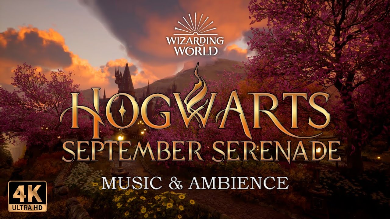 🍂 Hogsmeade September Serenade: Autumn Enchantment | 4k Music and Ambience