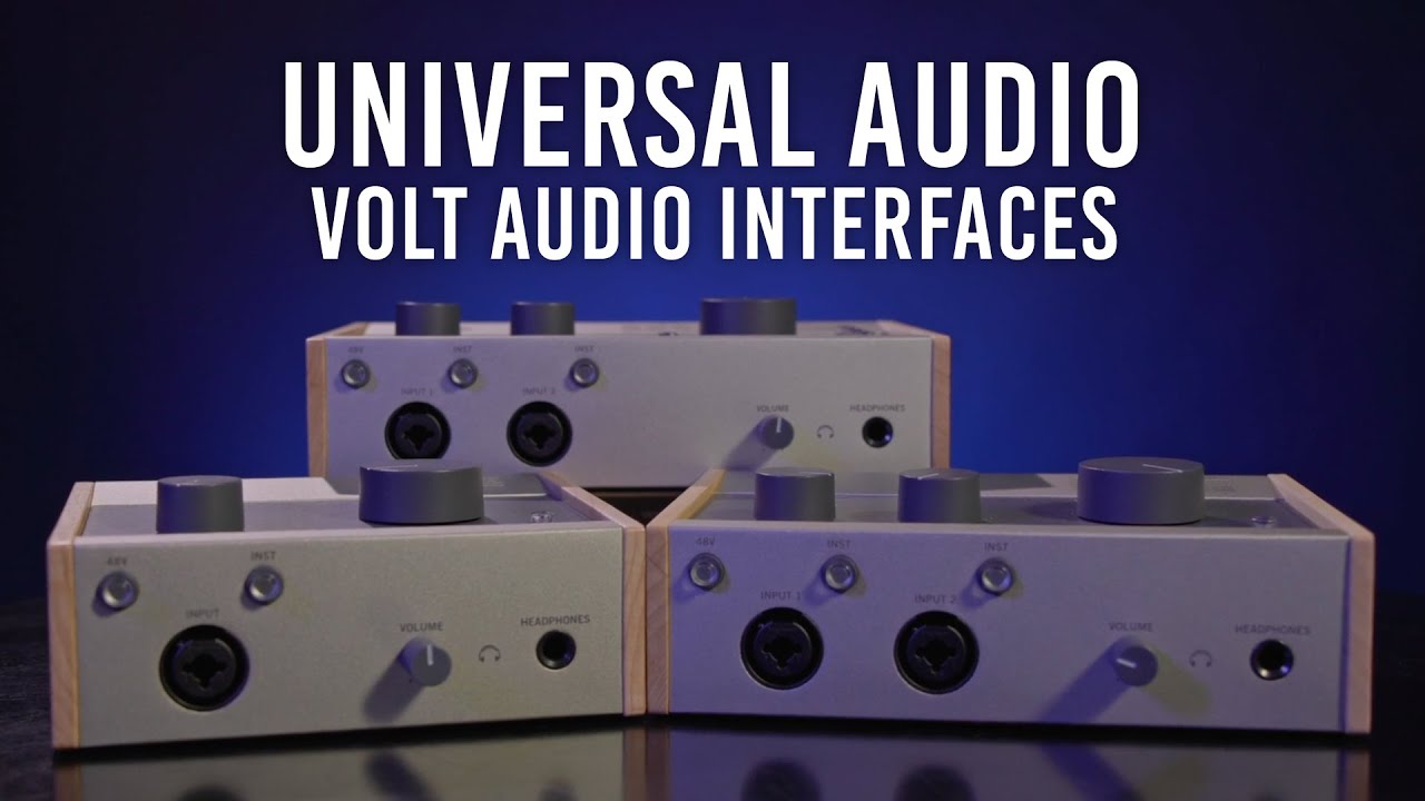 Universal Audio Volt Series: Audio Interfaces at a Reasonable Price! Hands-on Review
