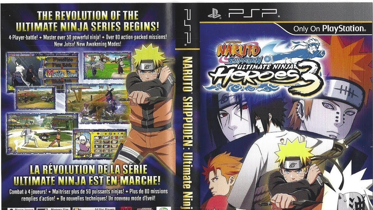 Играю в 2026 году  на  эмулятор PPSSPP Naruto Shippuden Ultimate Ninja Heroes 3  Финал Игры