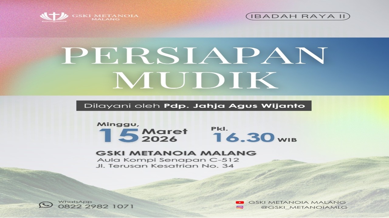 Ibadah II | 15 Maret 2026 | PERSIAPAN MUDIK