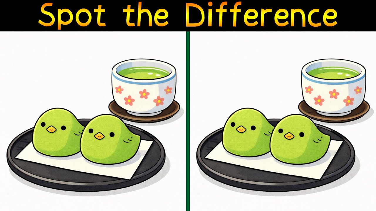 Spot the Differences in Manju Illustration