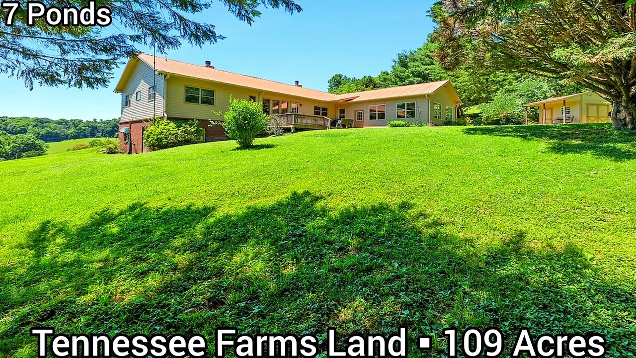 Tennessee Farmhouse For Sale | 109 Acres | Tennessee Land For Sale | Farms Land In Tennessee