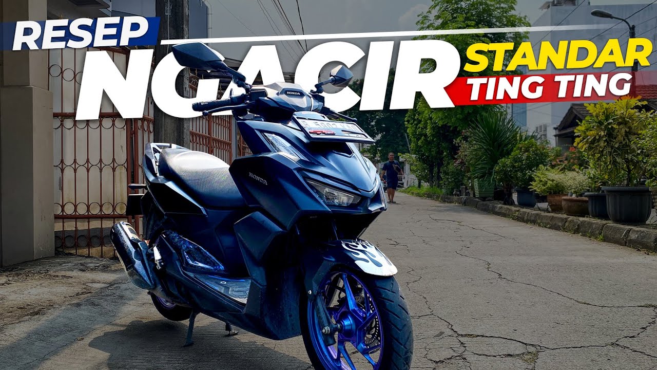 Upgrade CVT, Remap Dyno Honda Vario 160 Standart Ting Ting