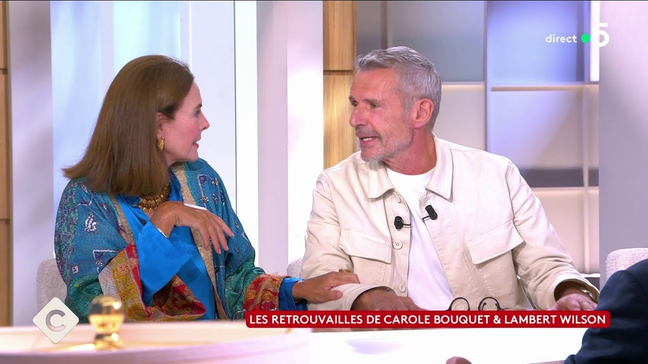 Carole Bouquet & Lambert Wilson, victimes de la mode - C à Vous - 10/09/2024