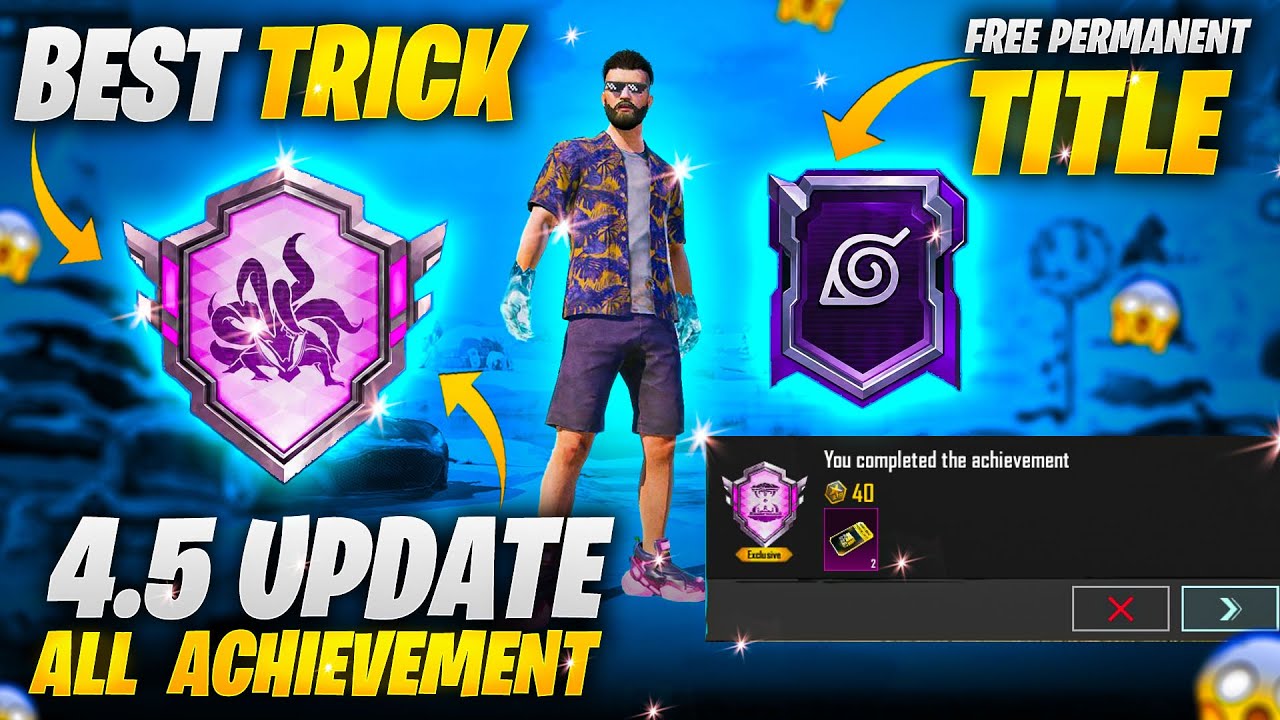 How To Complete Nine Tail Showdown  Achievement | 4.5 Update All Achievements | PUBGM 