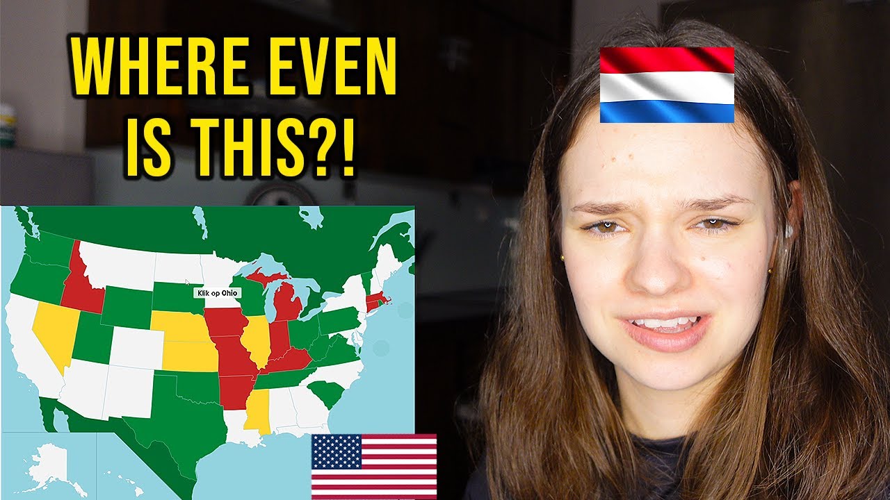 European Tries Naming US States On a Map…