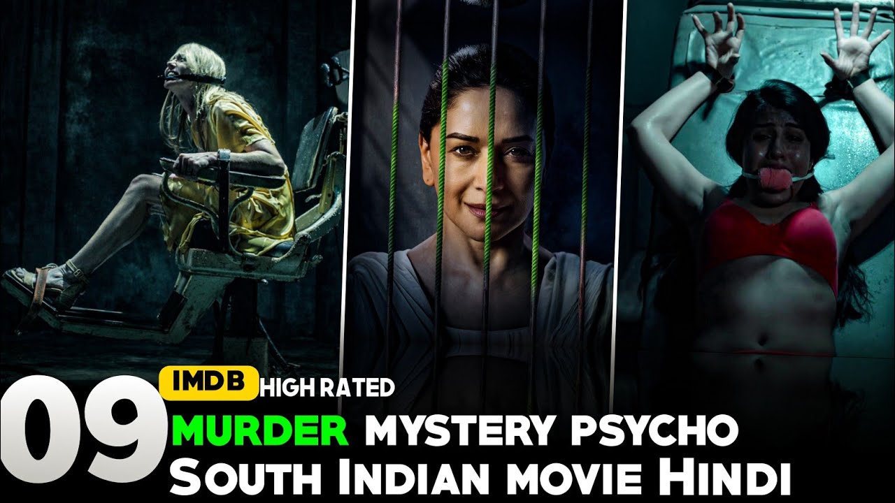 Top 9 South Indian Psycho Thriller Movies in Hindi 2025 | Best Investigation Thrillers