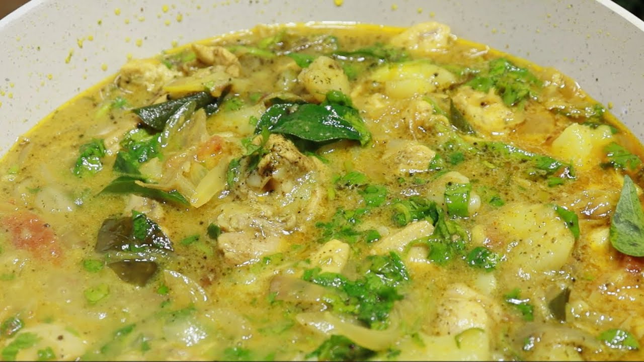 Kerala Style Creamy Pepper Chicken Gravy | Creamy Chicken Gravy  | Winter Comfort Gravy