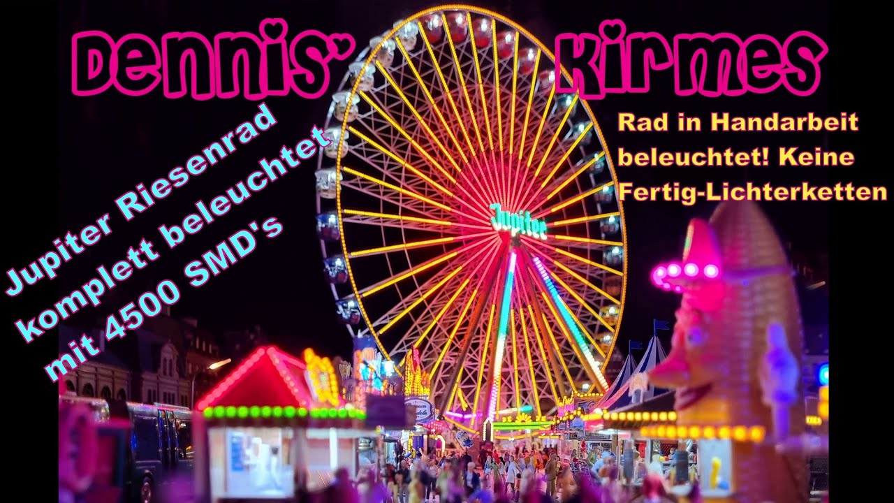 Faller Riesenrad Jupiter LED SMD Vollausstattung auf Dennis' Kirmes
