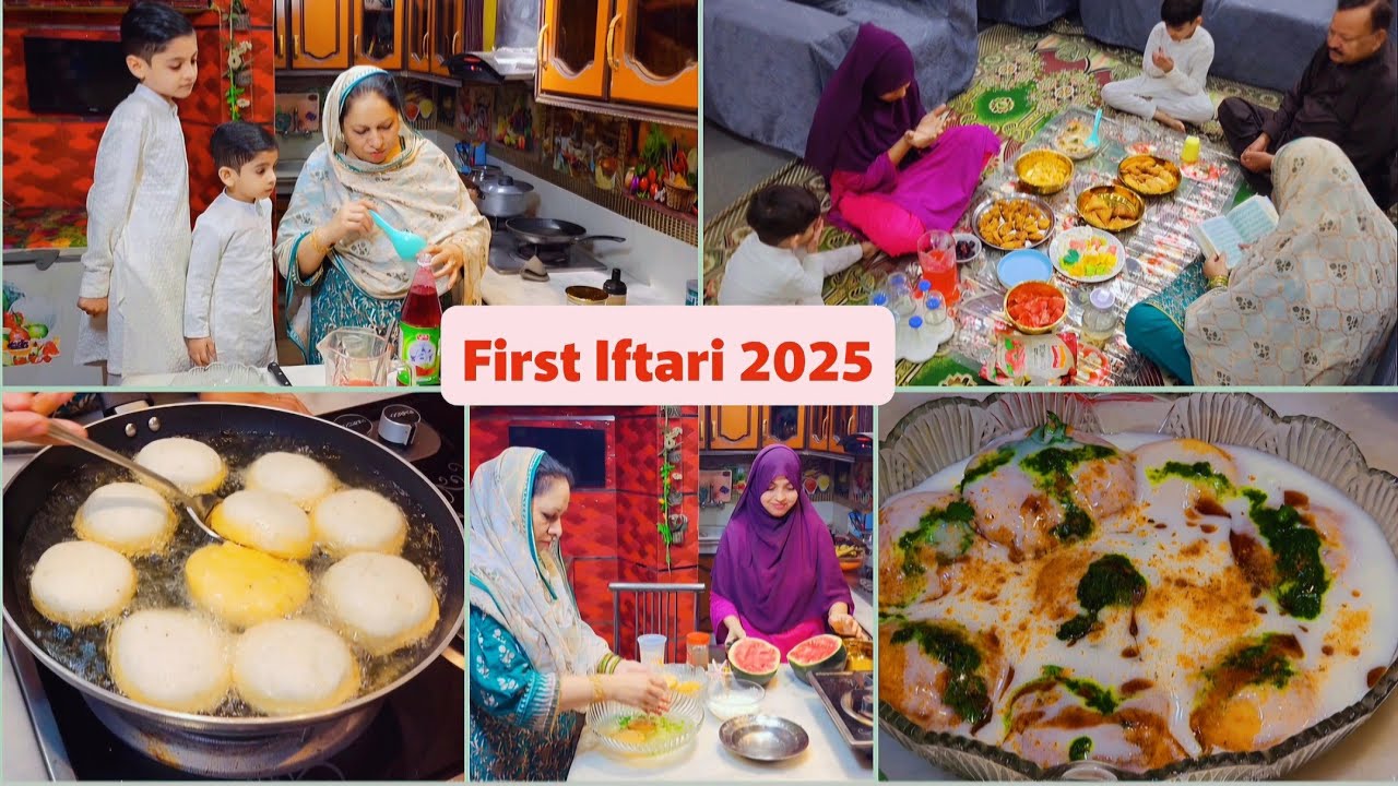 First Iftari Ramadan Kareem 2025 Vlog 🌙❤️ Mash Dal Bhallay Recipe - Cooking with Shabana