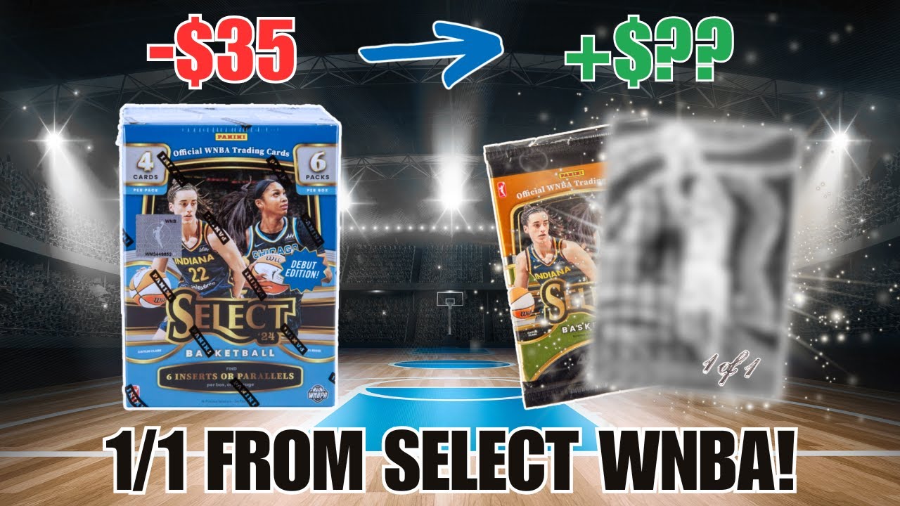 1/1 PULL FROM RETAIL! 2024 WNBA Select Basketball Blaster Box Review