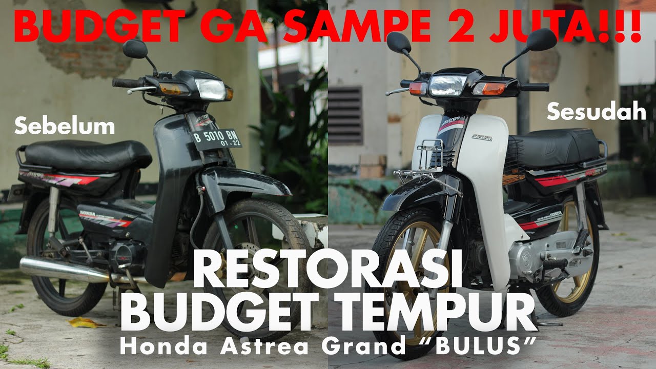 Restorasi Motor Honda Grand Bulus Terakhir! | Restorasi Budget Tempur Episode 1