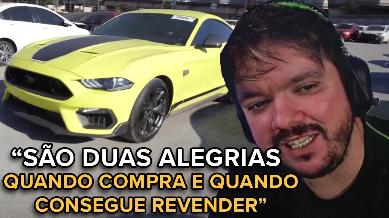 GAULES REAGE A QUANTO VALE UM MUSTANG MACH 1 DENTRO DE LEILÃO  | CORTES DO GAULES