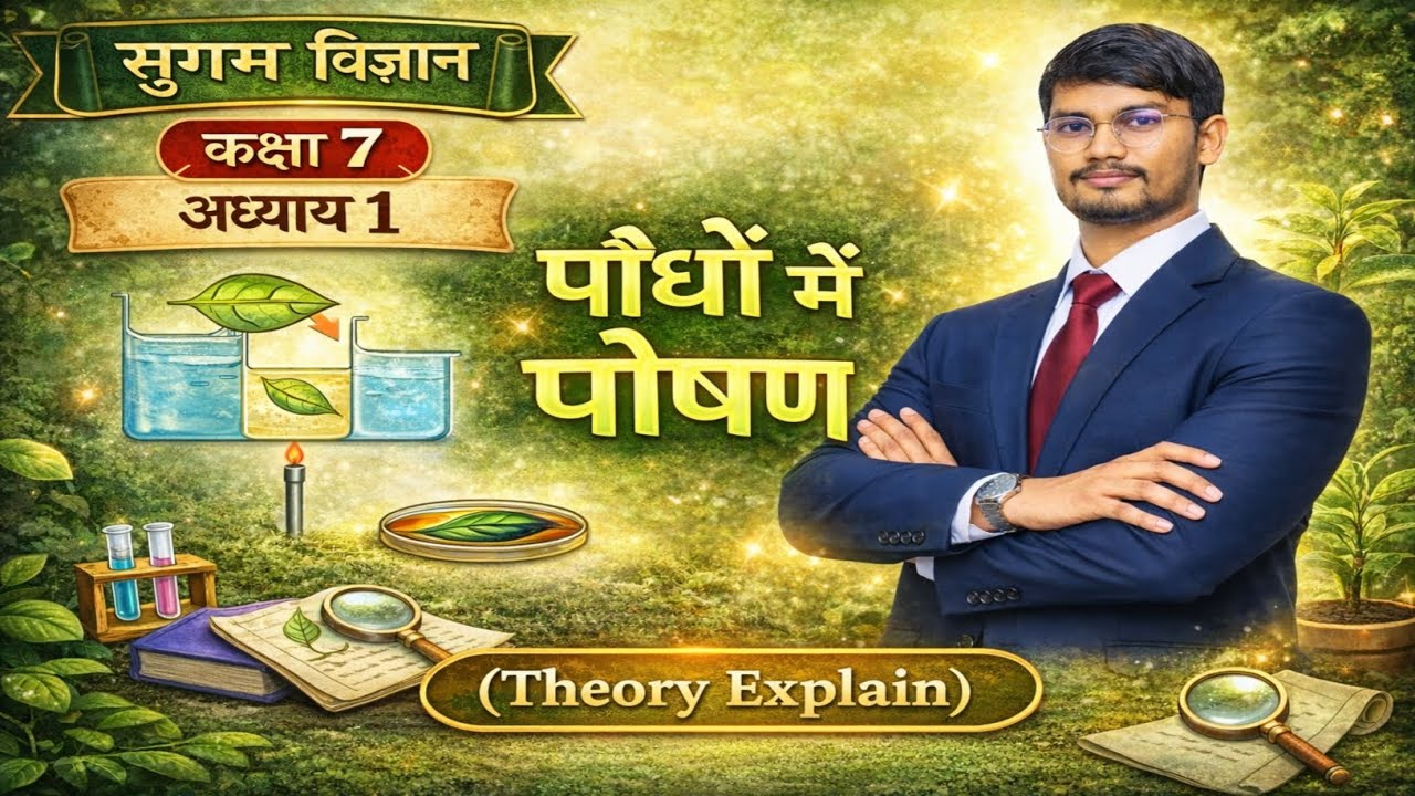 Class 7 Science Chapter 1 | पौधों में पोषण | Theory Explanation | Hindi