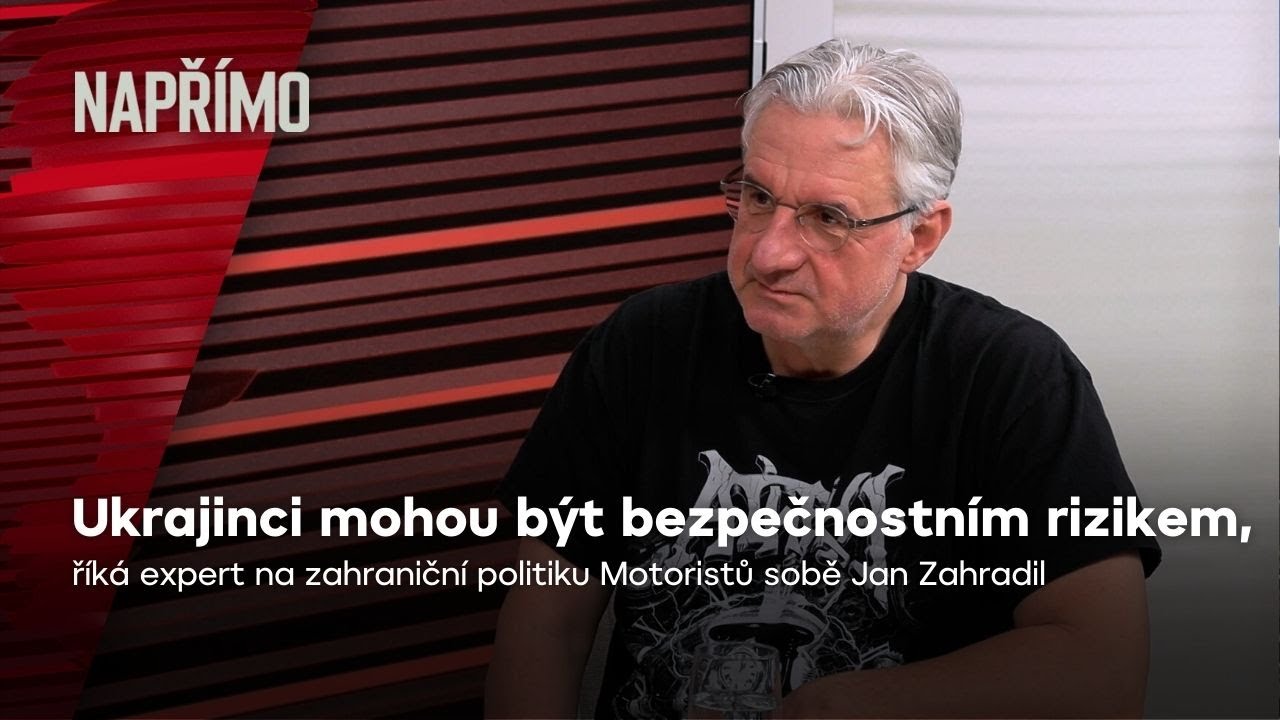 Zahradil: Ukrajinci v Česku mohou b&yacute;t po v&aacute;lce bezpečnostn&iacute;m rizikem | Kulo&aacute;ry Např&iacute;mo