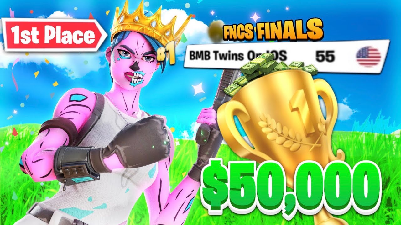 How I Won Fncs Solo Grand Finals (50,000$) | BMB Twins On IOS