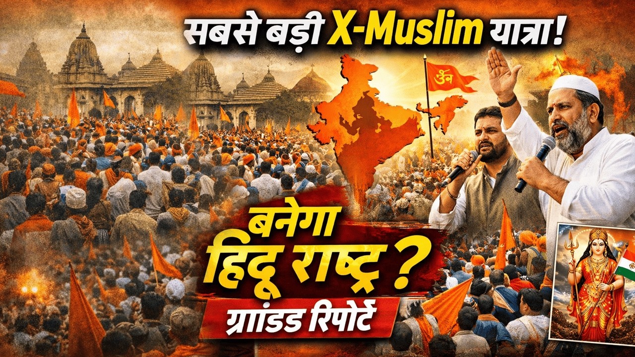 भारत की सबसे बड़ी X-Muslim यात्रा? अब बनेगा हिंदू राष्ट्र | Ground Zero से रिपोर्ट