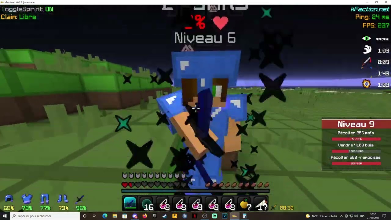 Kfaction petite séance pvp (ancienne version) petit retard :)