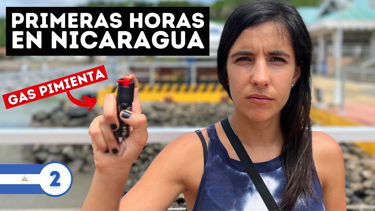 😳 Al segundo día en NICARAGUA compramos un GAS PIMIENTA 🇳🇮 Ep.2 [San Juan del Sur]