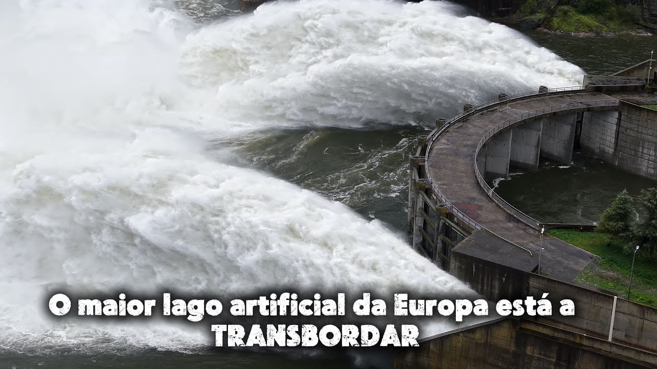 O maior lago artificial da Europa está a TRANSBORDAR! Cheias de 2026