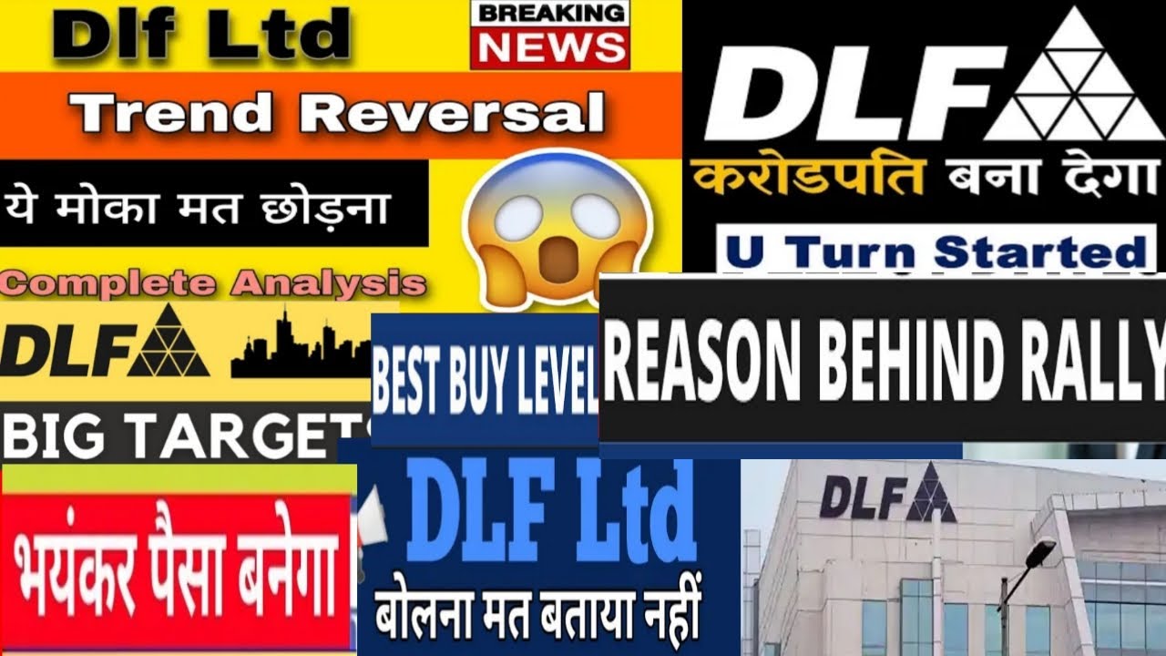 DLF DETAILED ANALYSIS FOR SHORT MED & LONG TERM |MULTI YEAR  BREAKOUT LEVELS JACKPOT COUNTER |