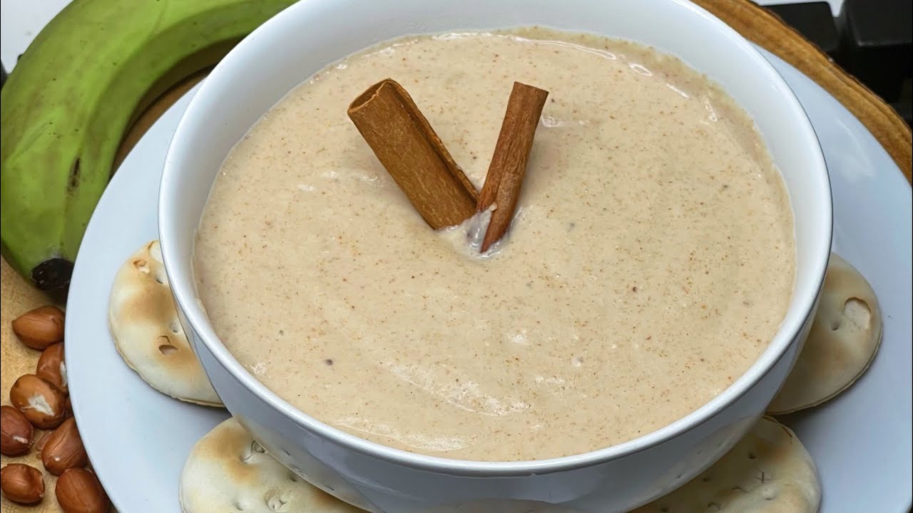 Peanut Porridge With Green Plantain and Oatmeal|Jamaican Style|The RAINA’S KITCHEN