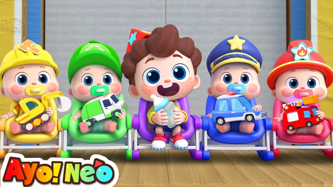 Merawat Bayi Profesi Kecil🌈| Lagu Profesi | Lagu Anak-anak | Ayo！Neo | Yes！Neo Bahasa Indonesia