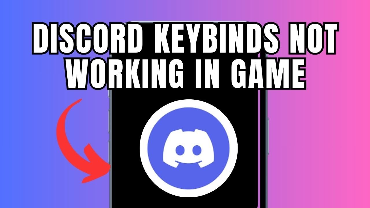 Discord keybinds not working in game (Quick fix)