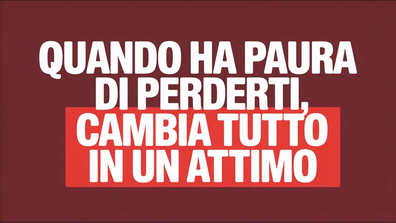 “Quando Una Persona Teme Davvero di Perderti… Ecco la Reazione Che Nessuno Si Aspetta”