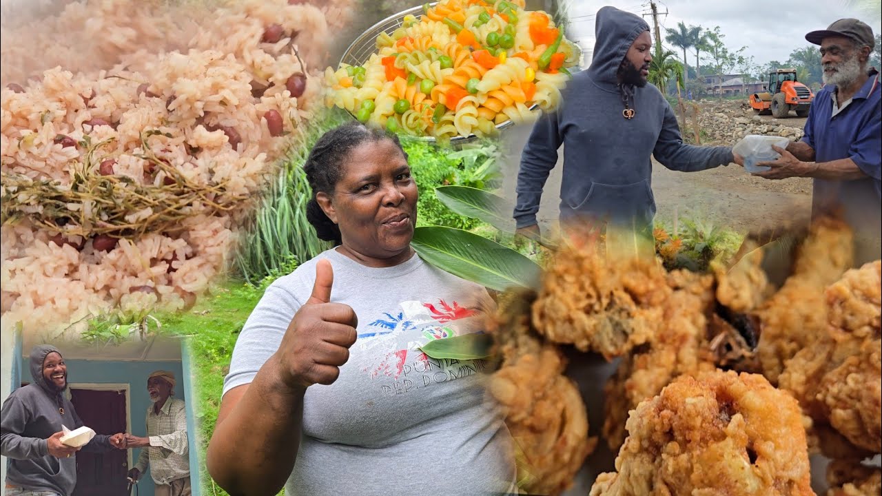 Two Lovly Subscribers Sponsor Today Meal For Our Elderly | Rice & Peas, French Fried Chicken W Pasta