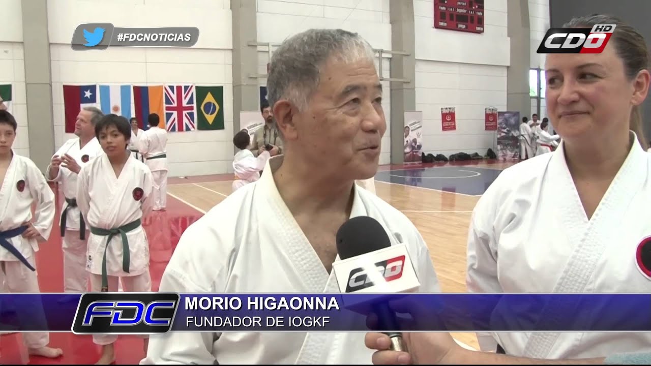 Morio Higaonna, el maestro japonés del Goju Ryu en Chile