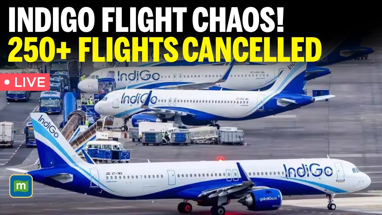 LIVE | BREAKING: Indigo Faces MASSIVE Operational Crisis &mdash; 250+ Flights Cancelled!