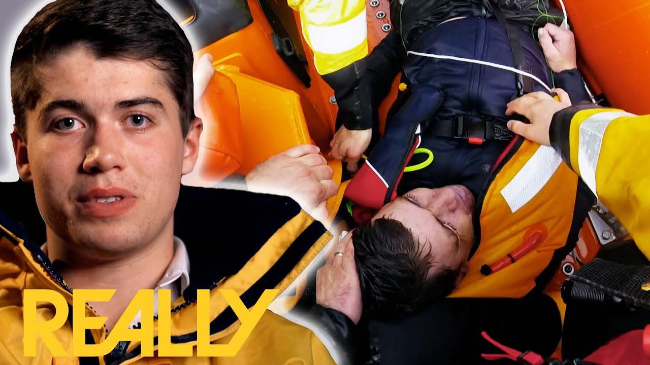 Young Volunteer Saves Drowning Man On His First Ever Call-Out | Saving Lives At Sea