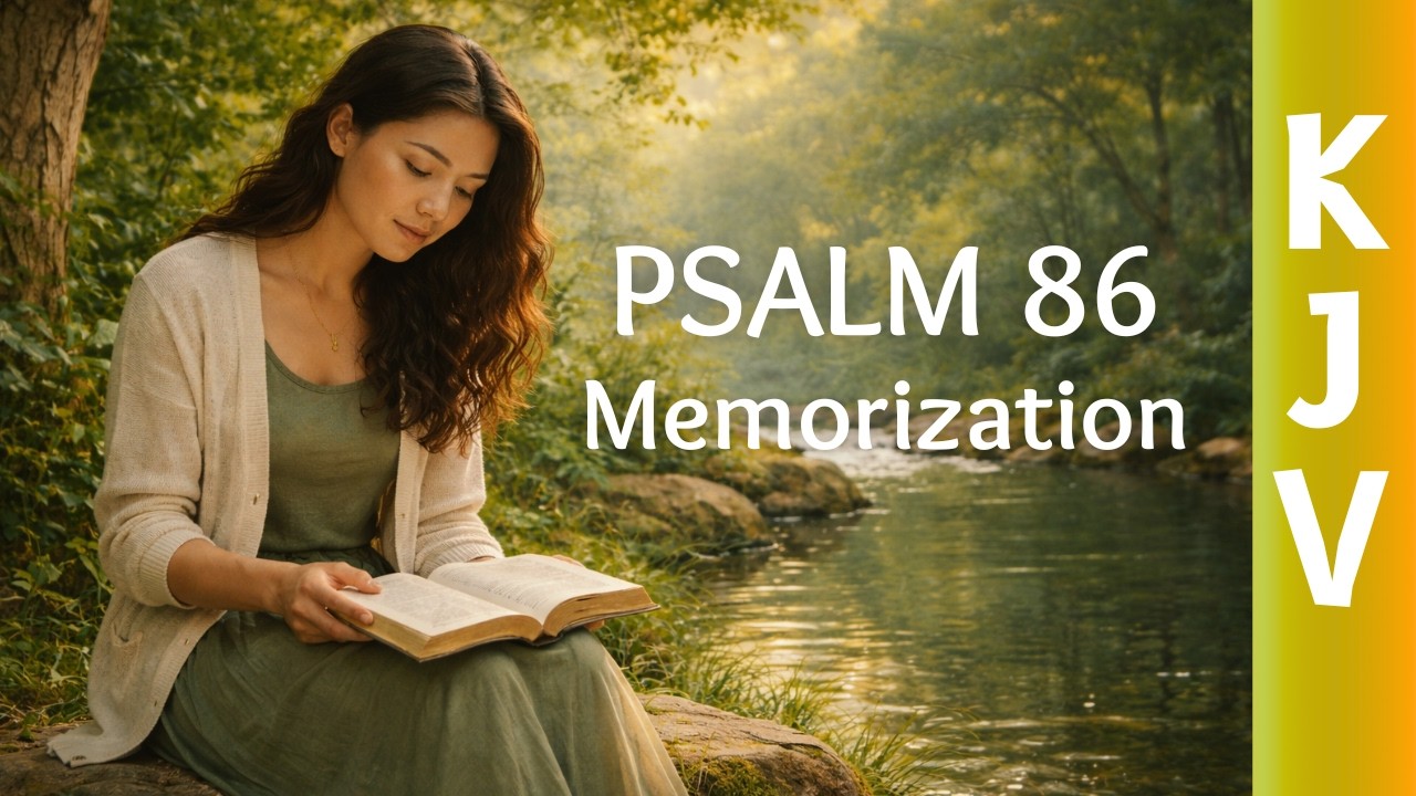 Psalm 86 KJV Memorization Song – Bow Down Thine Ear, O Lord – 1 Hour Scripture Loop