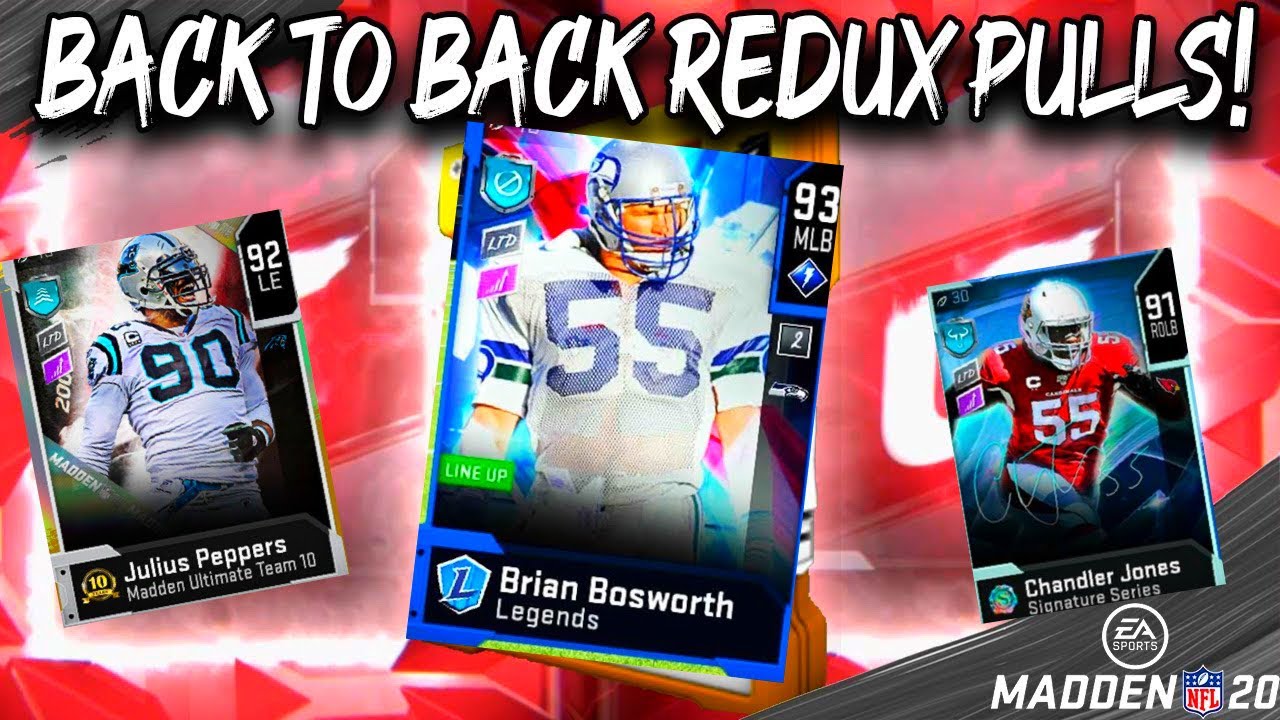 LTD LEGEND PULL ‼️‼️ BACK TO BACK REDUX PULLS | MADDEN 20 ULTIMATE TEAM