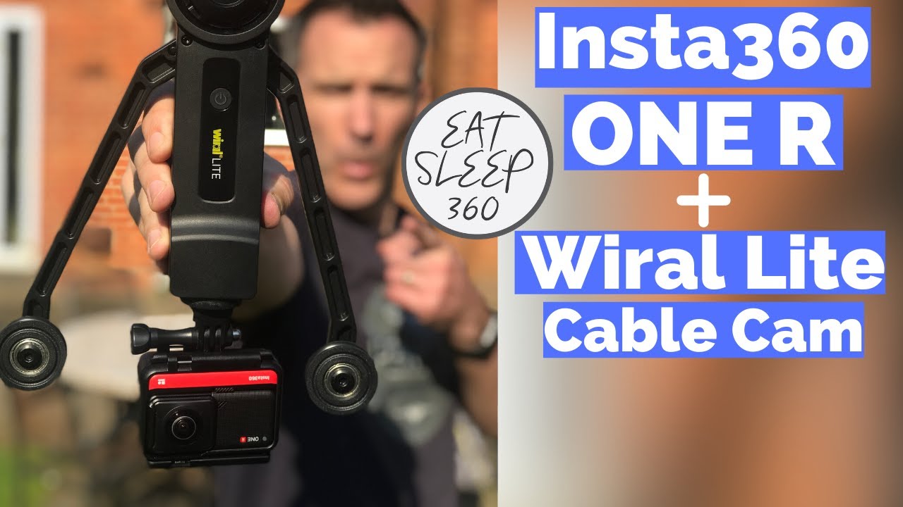 Insta360 ONE R and Wiral Lite Cable Cam System