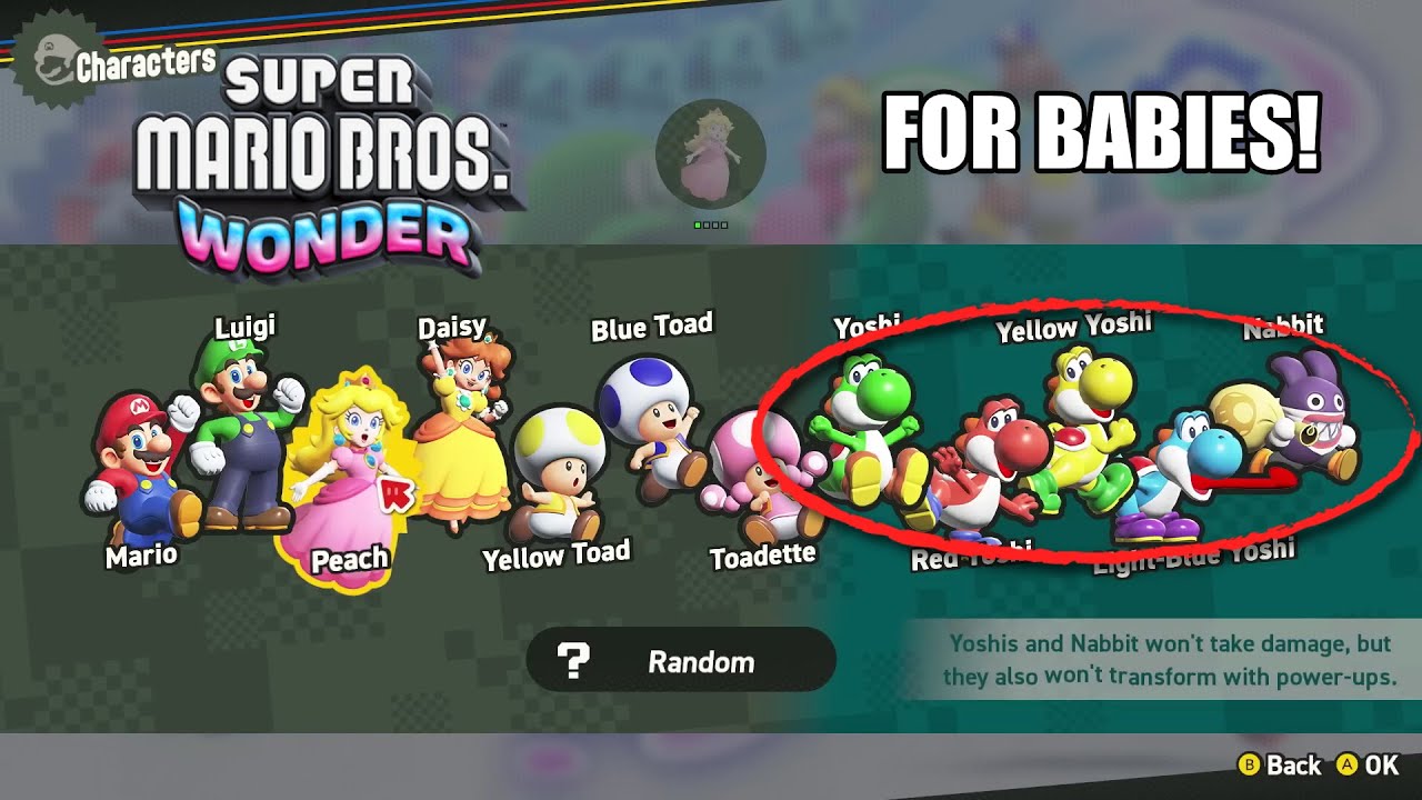 Super Mario Bros Wonder Baby Mode RANT!