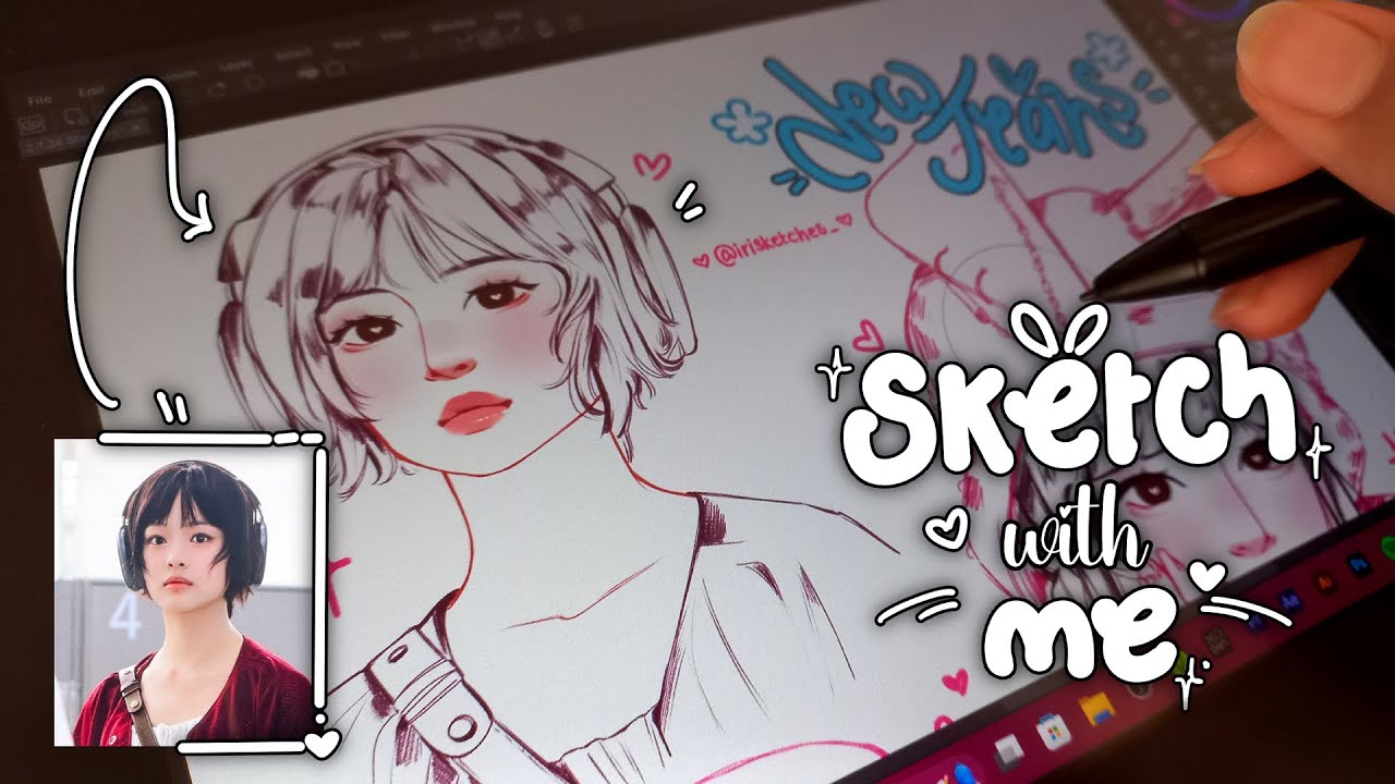 🩵🐇NewJeans fanart || chill ✿ sketch with me || CSP 💕