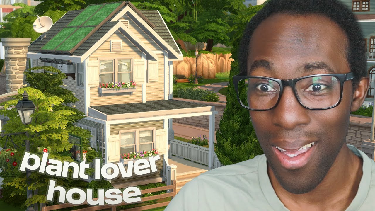 I built a family house for THREE plant lovers in The Sims 4!