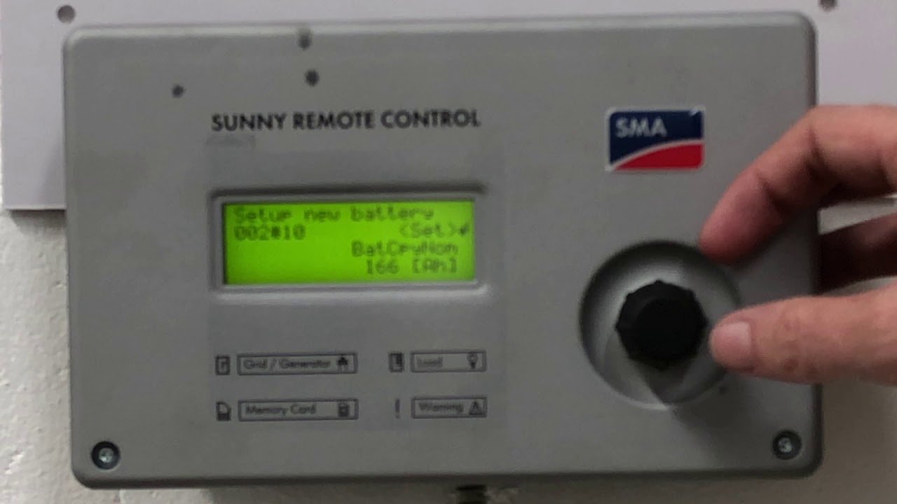Commissioning Battery Banks on Sunny Island systems