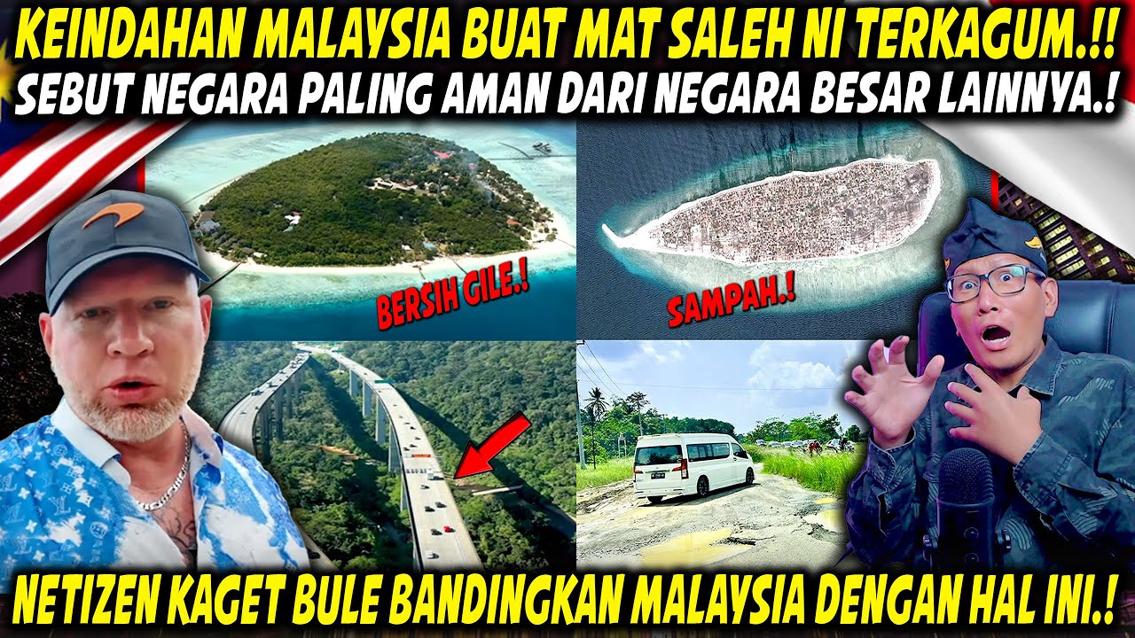 PADU❗❗MAT SALEH SHOCK TENGOK HAL INI DI MALAYSIA❗ SEBUT JIRAN NEGARA PALING RAMAH & AMAN DI DUNIA😱