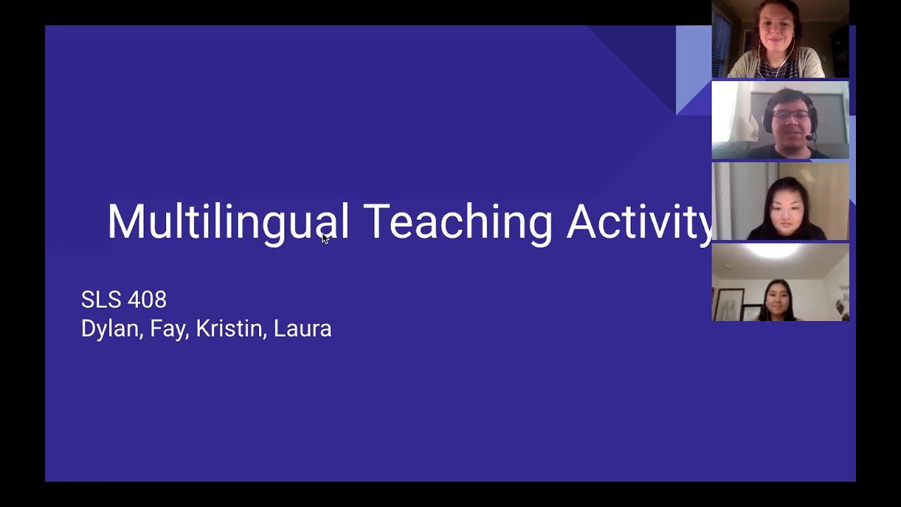 Multilingual Teaching Activity