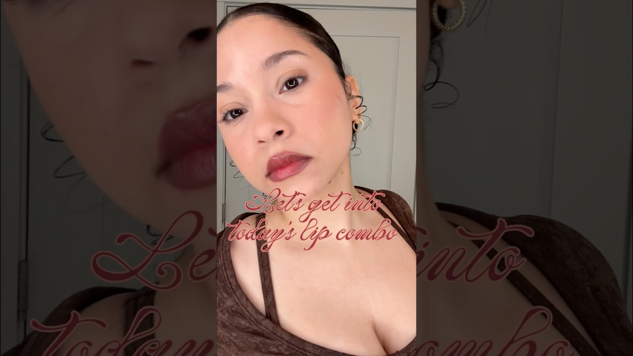 Today’s lip combo cherry cola inspired🍒🥤 #liptint #lipcombo