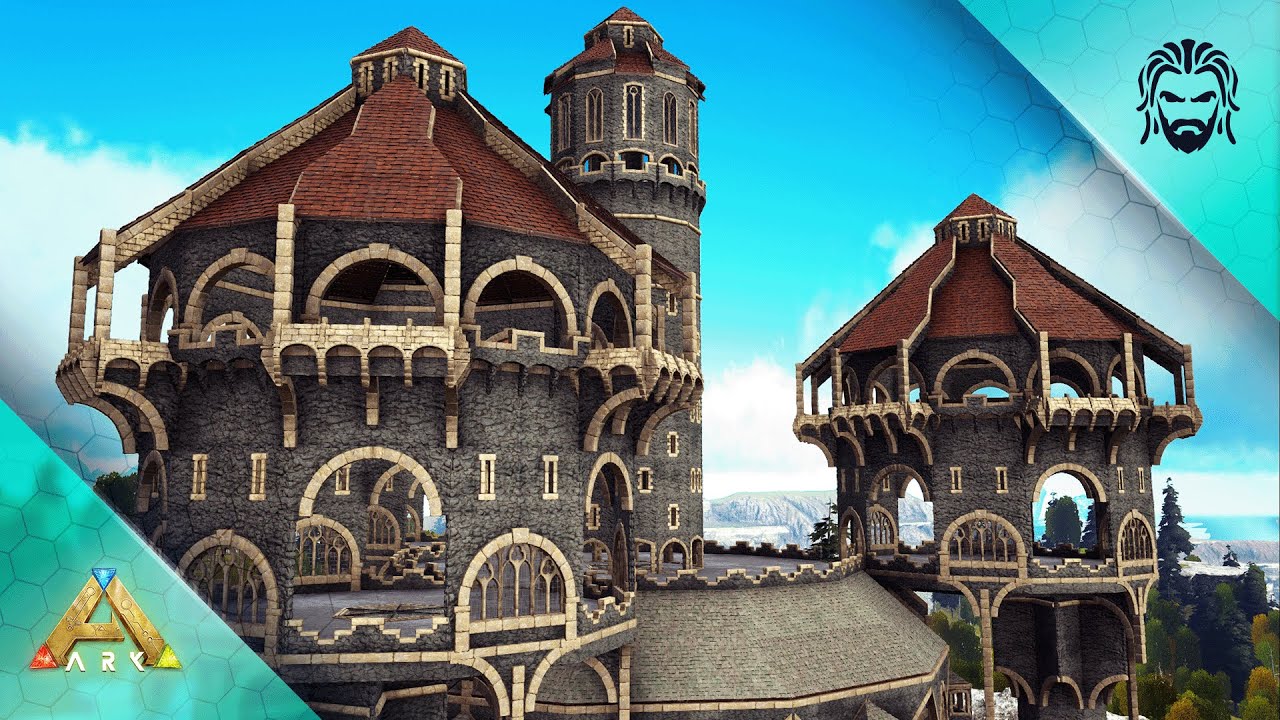 Building a Gigantic Castle in Giga Territory... - ARK Caballus [E75]